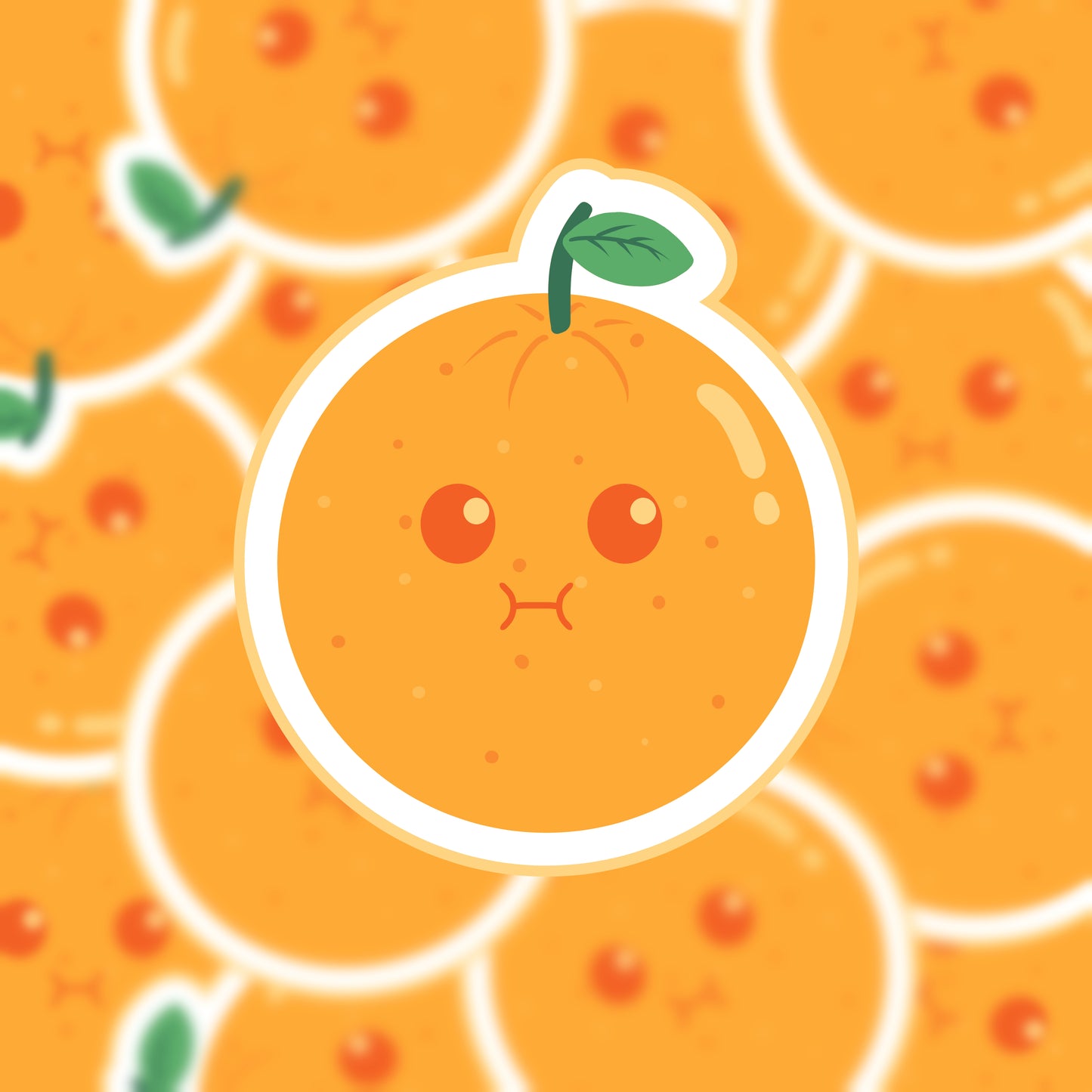 Orange Sticker